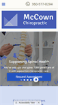 Mobile Screenshot of mccownchiropractic.com